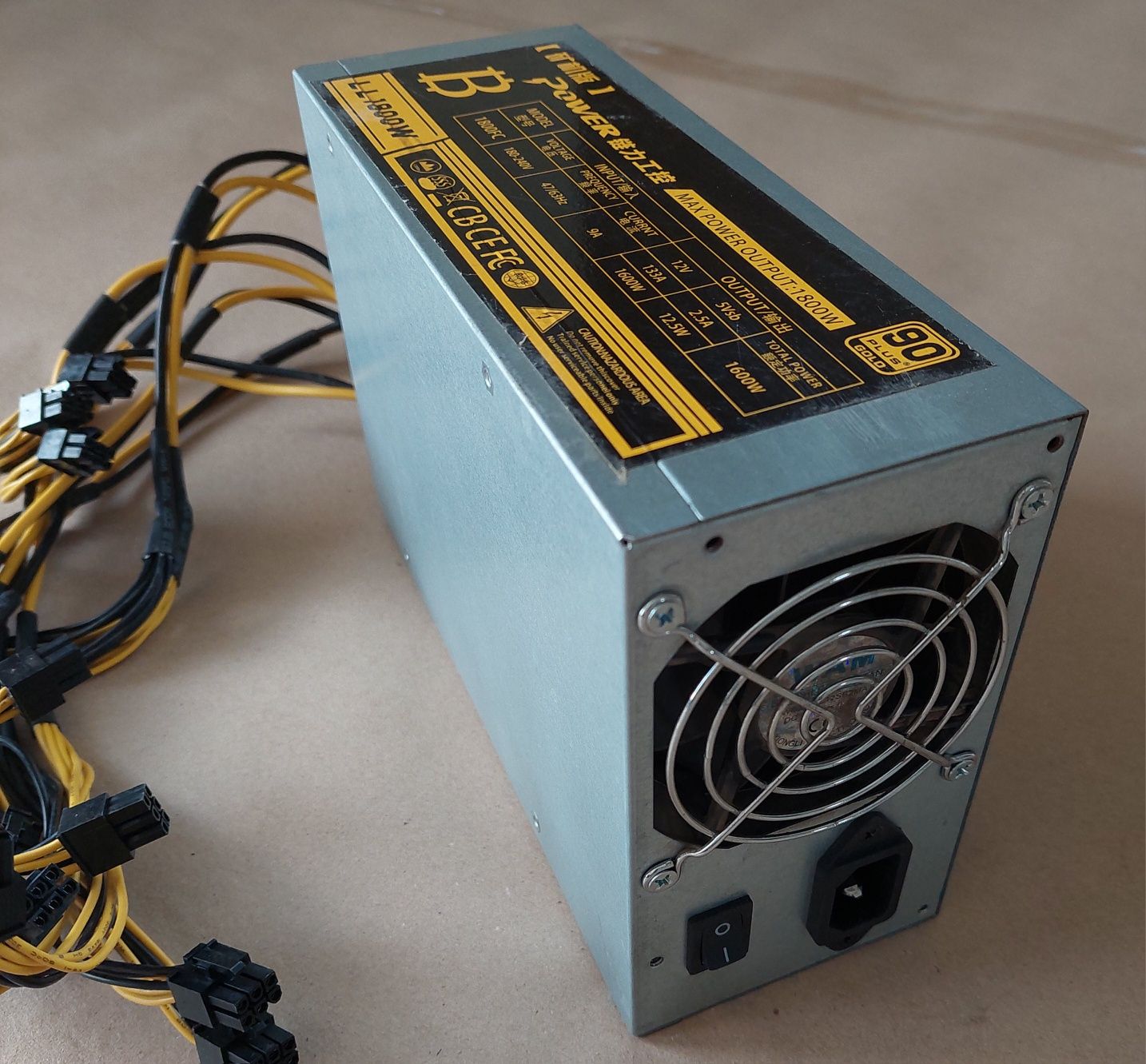 Продам блок питания оригинал Bitmain Antiminer  1800 FC