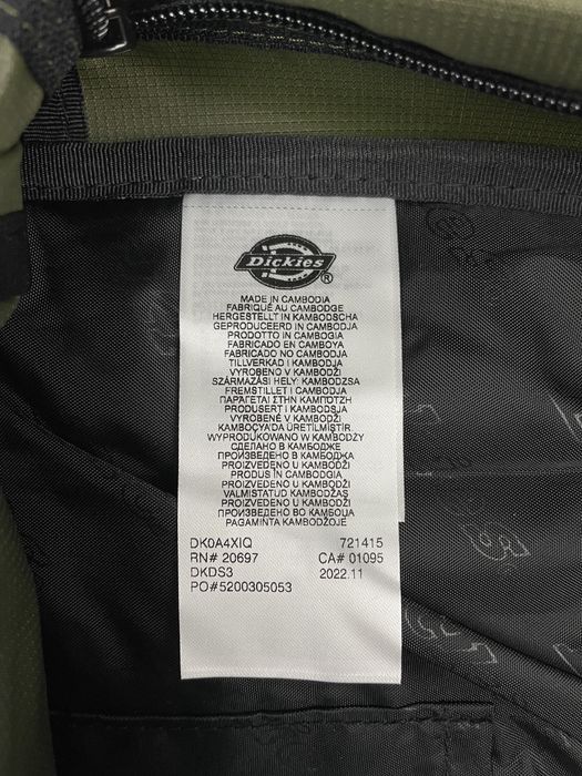 Рюкзак Dickies Chickaloon Backpack оригінал хакі унісекс DK0A4XIQMGR1
