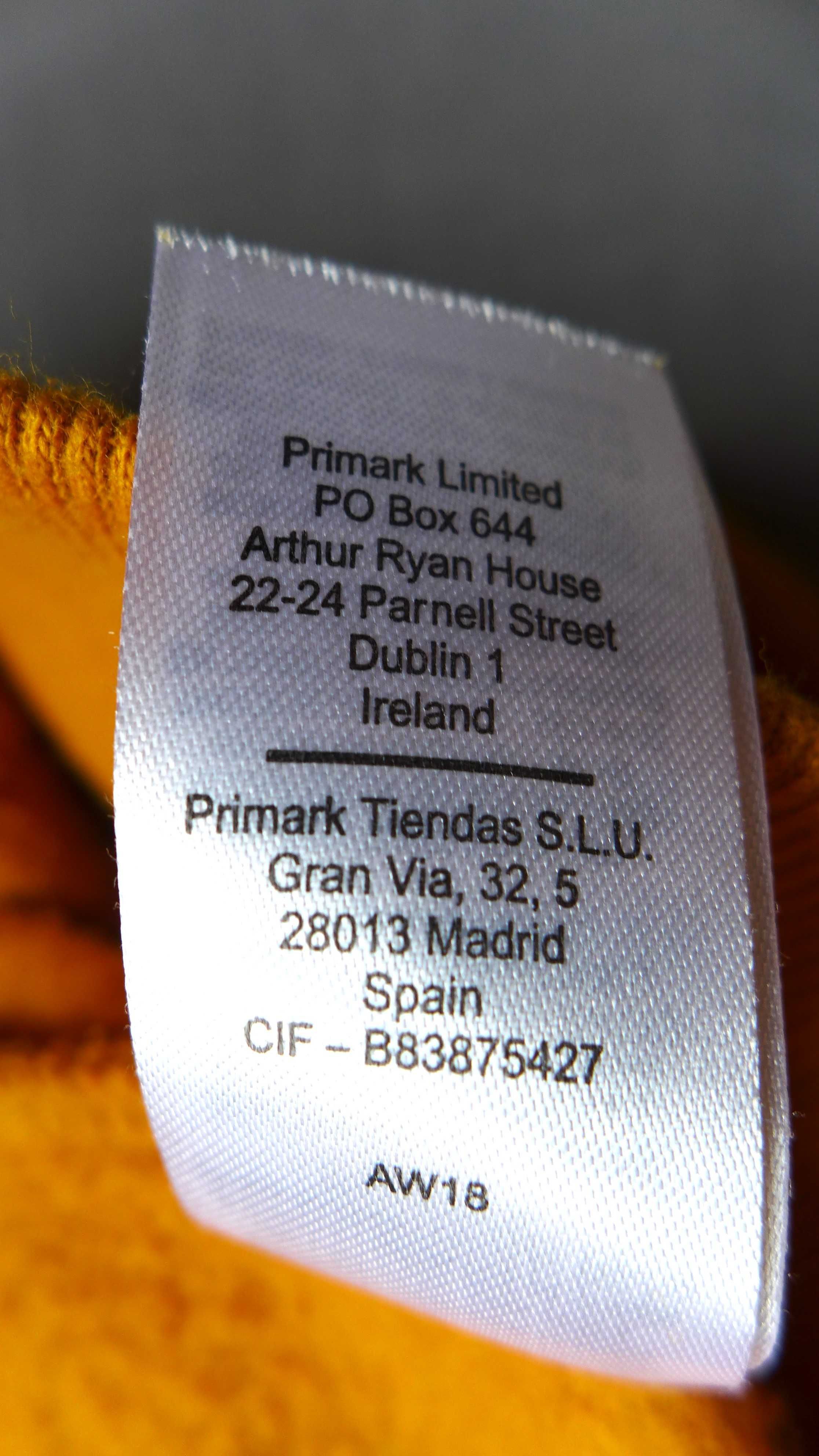 Irlandzka musztardowa rozpinana bluza dresowa z kapturem XL L dres