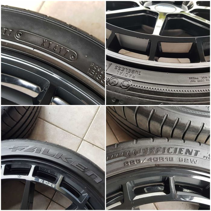 Koła felgi TEC GT8 8x18 et35 5x120 BMW 3 e90 e91 e46 225/40/18