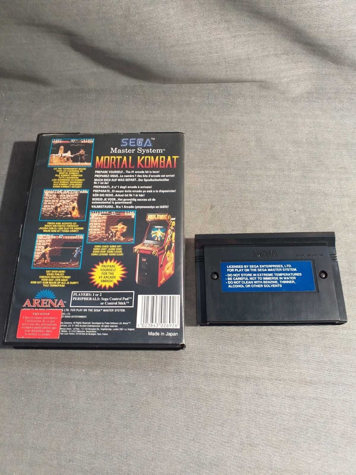 Mortal Kombat Master System