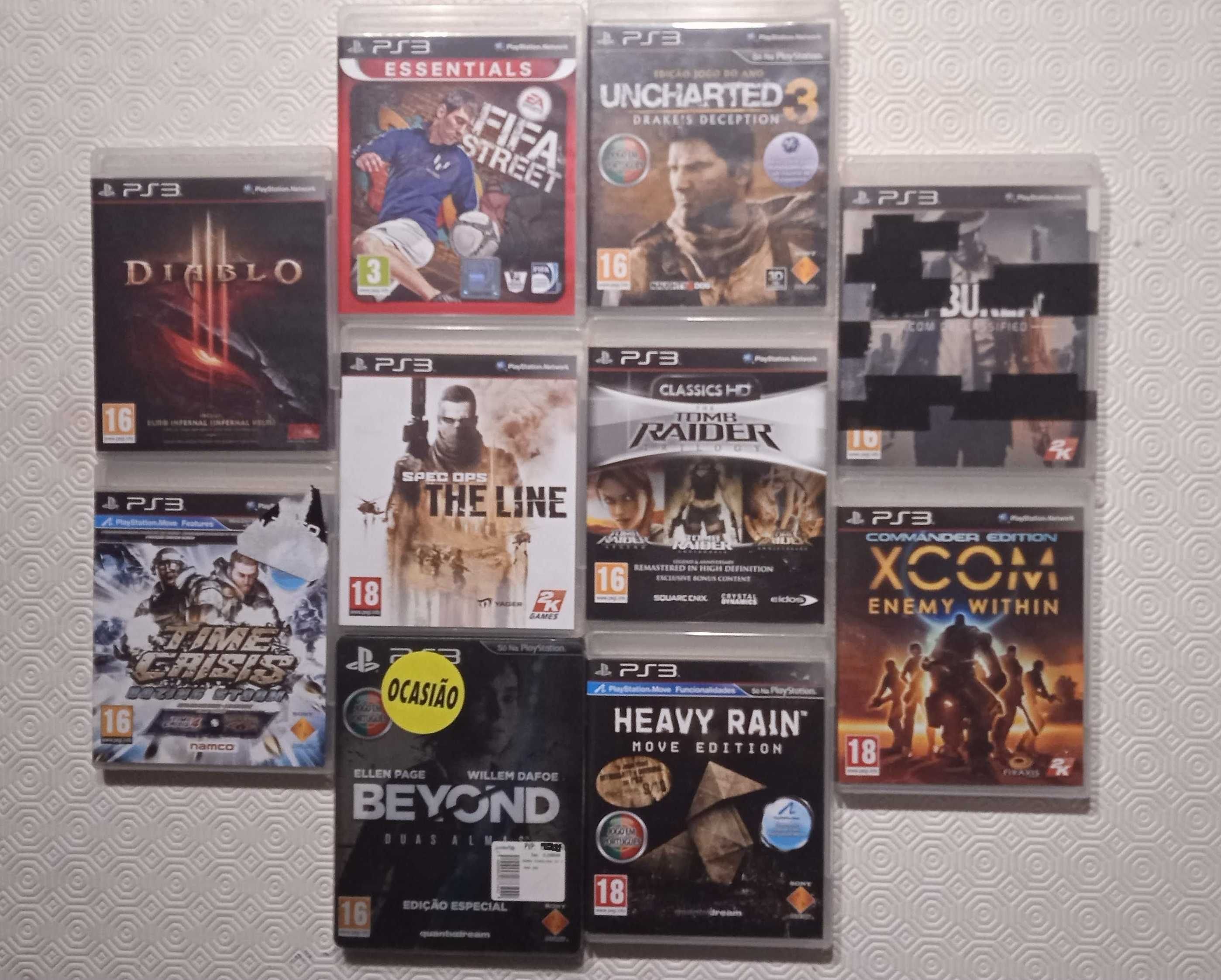 Jogos PS3 - Diablo - Beyond - Xcom - Fifa Street