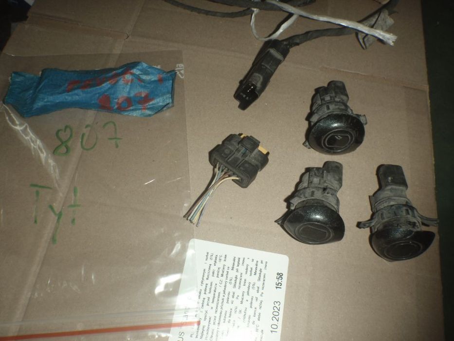 czujnik nakładka parkowania wiązka instalacja kostka zderzaka peugeot 807 renault espace mam wszystkie części