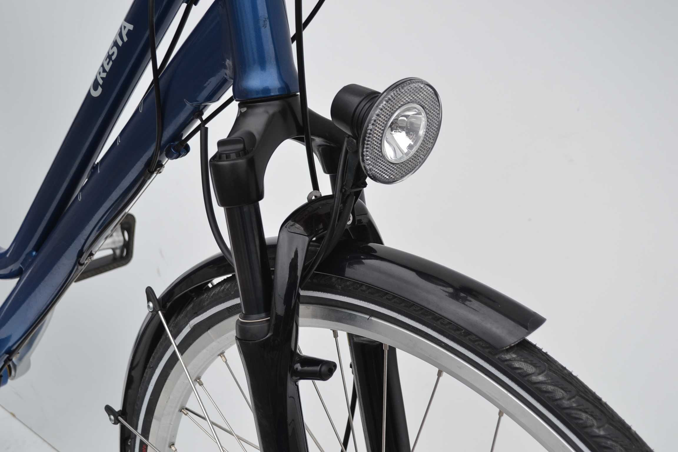 Lekki rower alu trekkingowy * Cresta giro 53cm dualdrive ham tarczowe