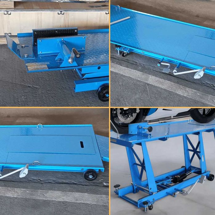 Podnośnik Motocyklowy Bituxx 464 kg Hydrauliczny Stół Serwisowy PRO