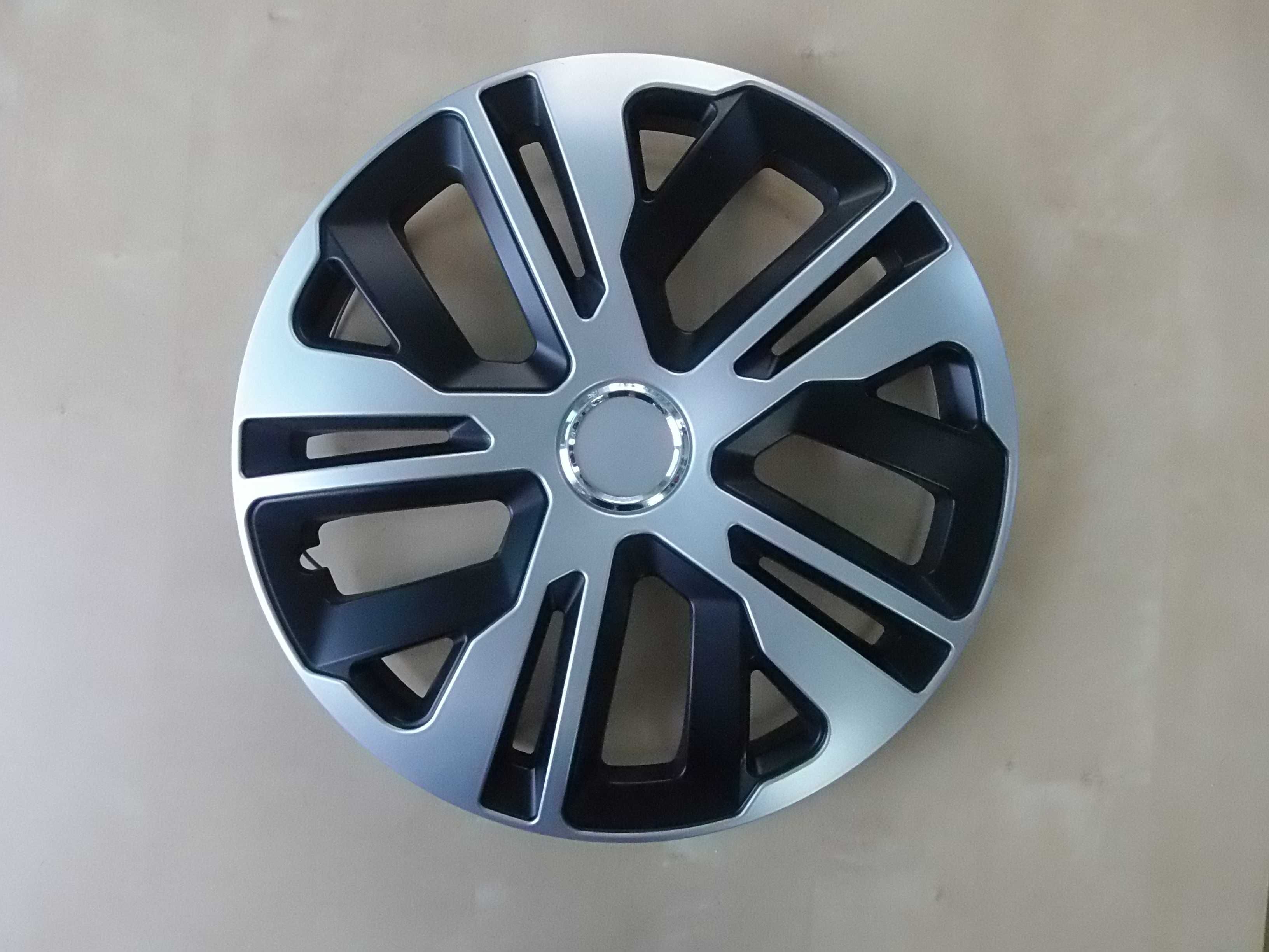 Kołpaki 14 15 16 Srebrno Czarne Opel Vw Ford Renault Mazda Kia BMW