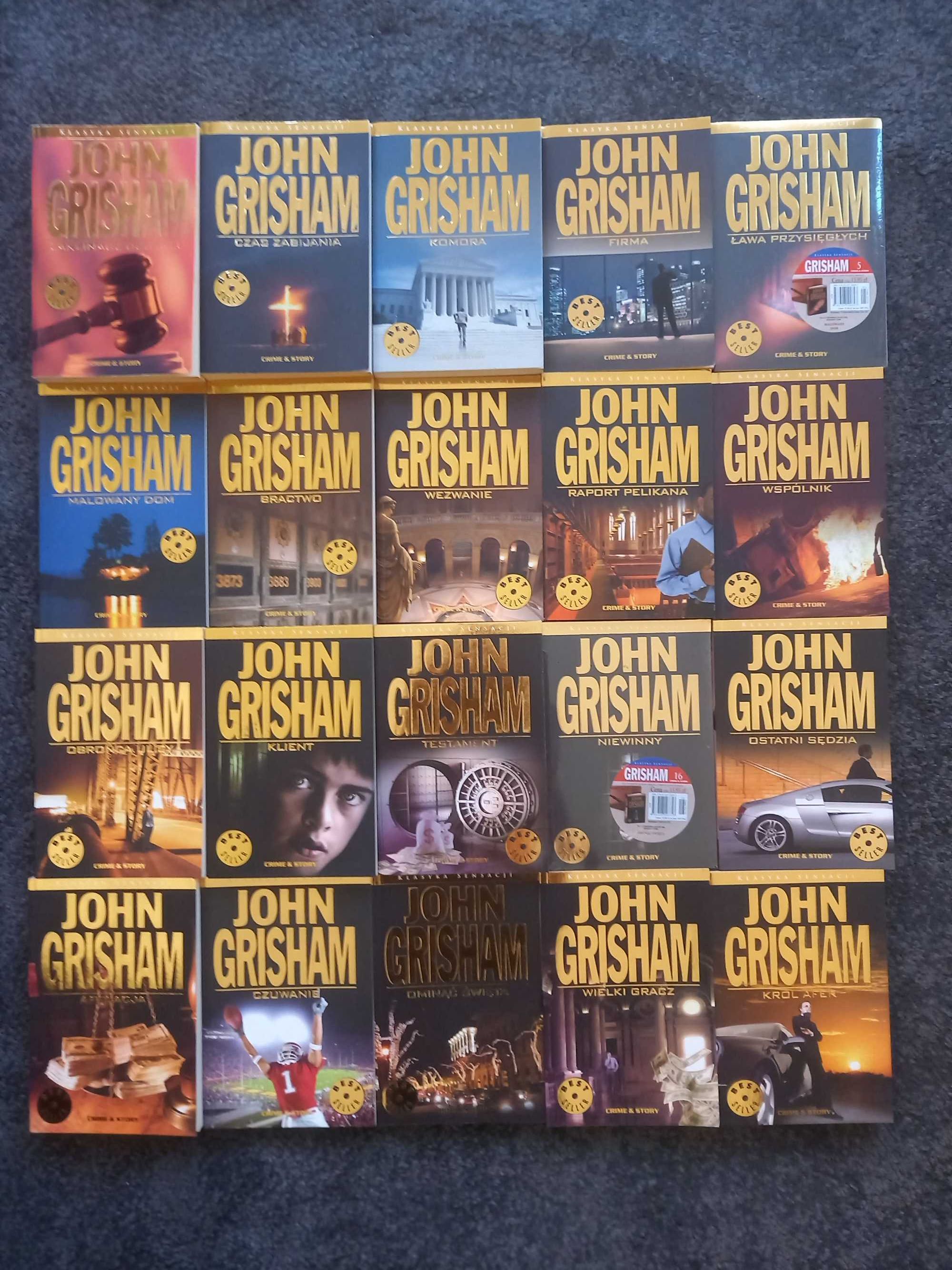 John Grisham - Klasyka sensacji - Komplet - 20 tomów