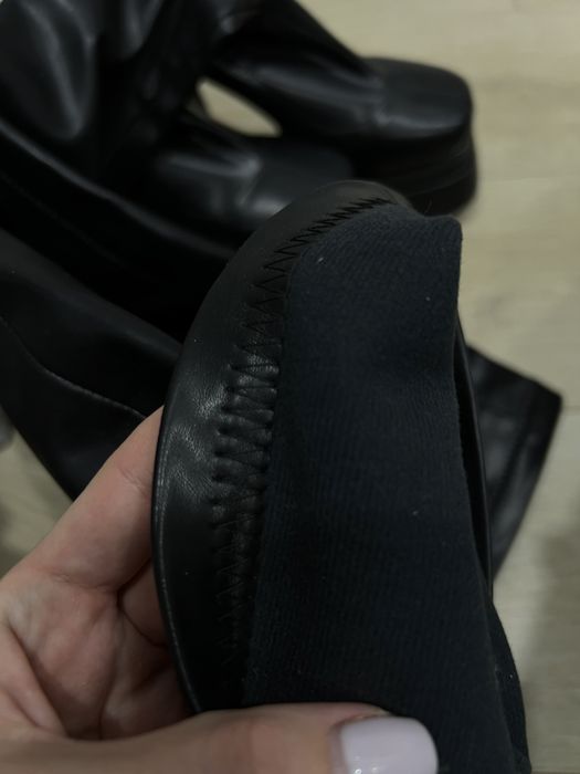 Ботфорти жіночі з екошкіри