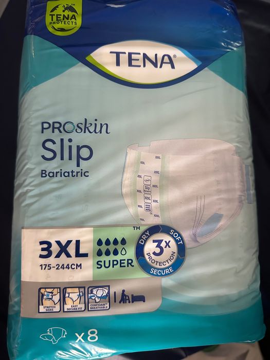 6 packs de Fraldas Tena  para incontinência 3XL Super