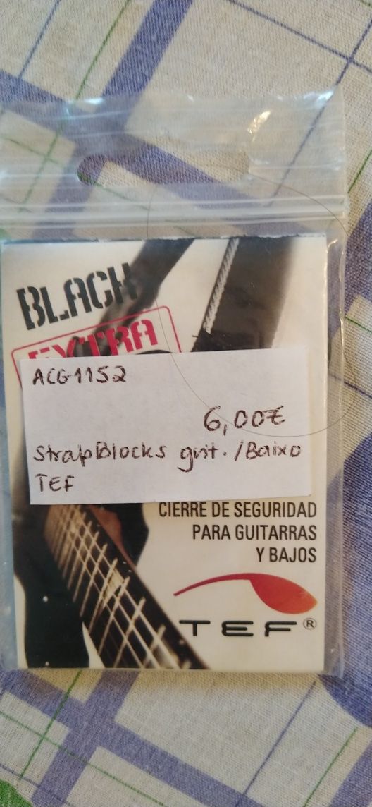 Strapblocks guitarra/baixo - novo