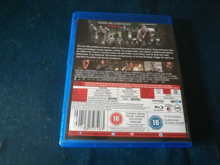 LAWLESS BLU-RAY (legendagem em inglês)