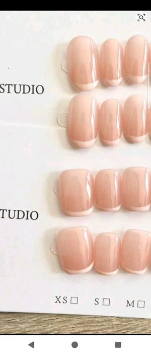 Śliczne Nowe 2x paznokcie żelowe własnoręcznie robione