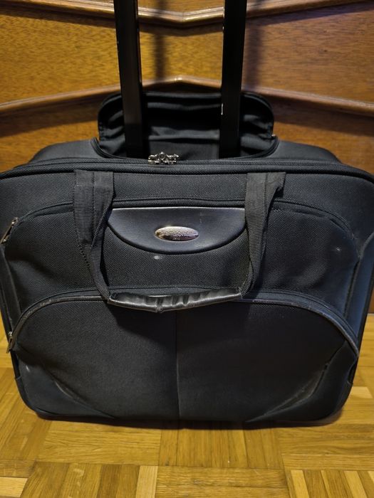 Mala trolley samsonite com cabo telescópico
