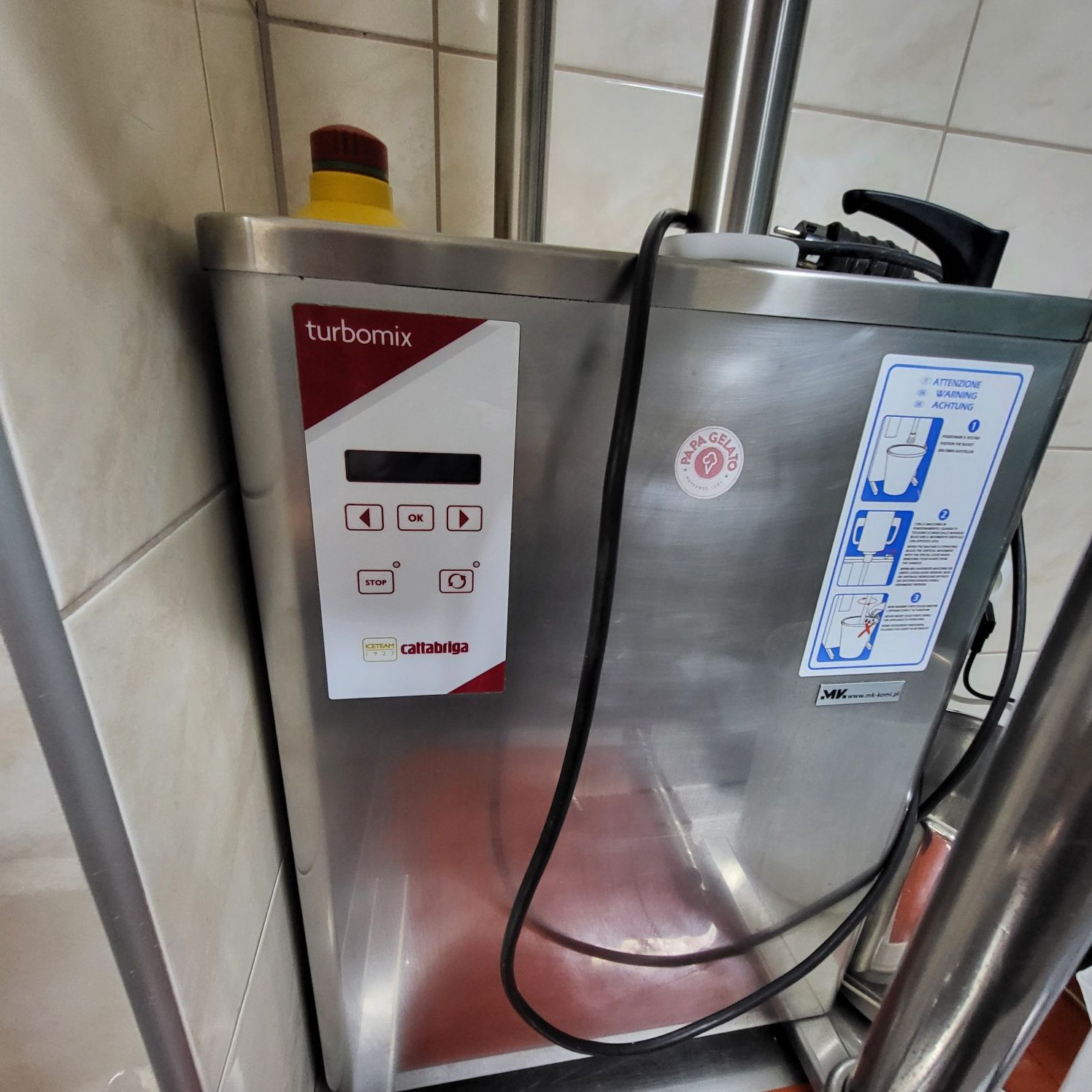 Turbomix Cattabriga Carpigiani blender do lodów