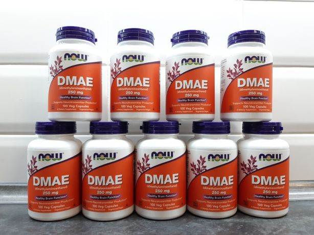 Now Foods, DMAE (100 капс. по 250 мг), ДМАЭ, диметиламиноэтанол