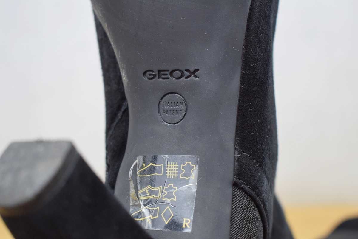 Geox Respira, Boots, botki skóra naturalna (39)