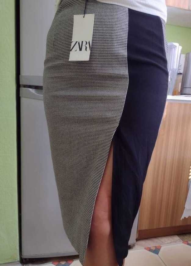 (36/S) ZARA/ Ekskluzywna, ołówkowa spódnica biznesowa z Madrytu