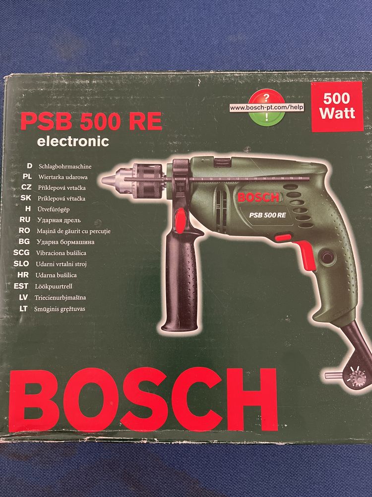 Ударная электродрель, Bosch PSB 500 RE