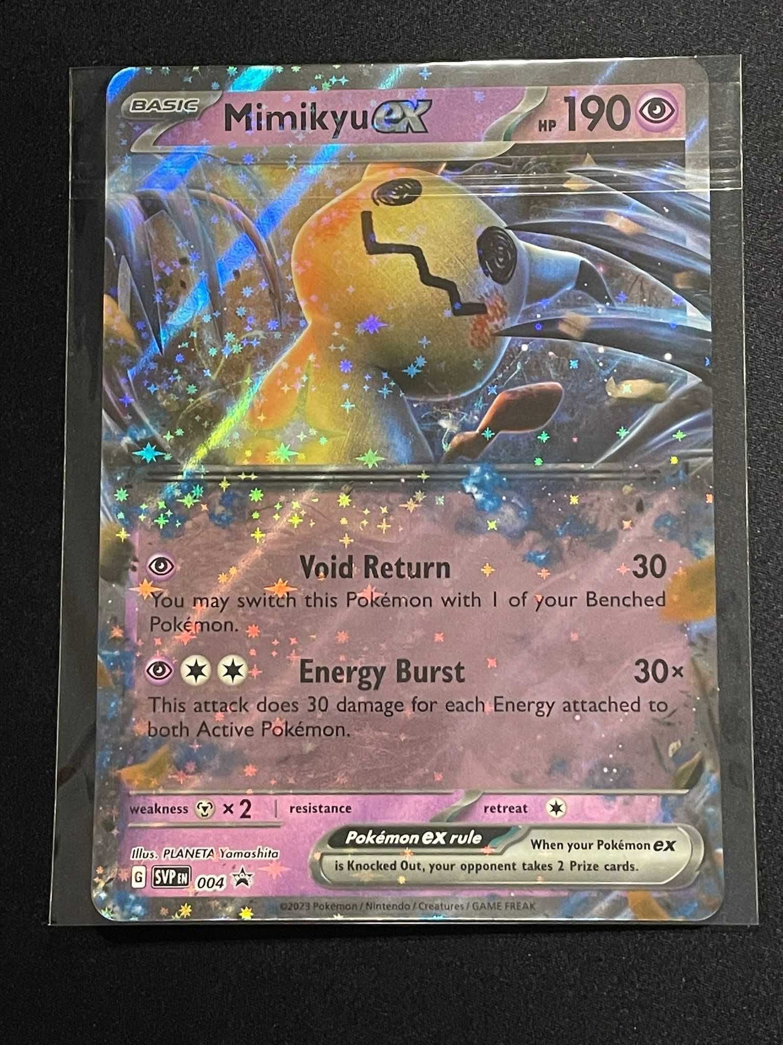 Carta Pokémon Mimikyu Ex [Jumbo] 4