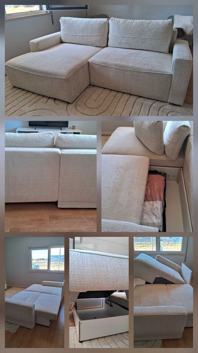 Sofá-cama Vente-Unique lindo e pouco usado!!