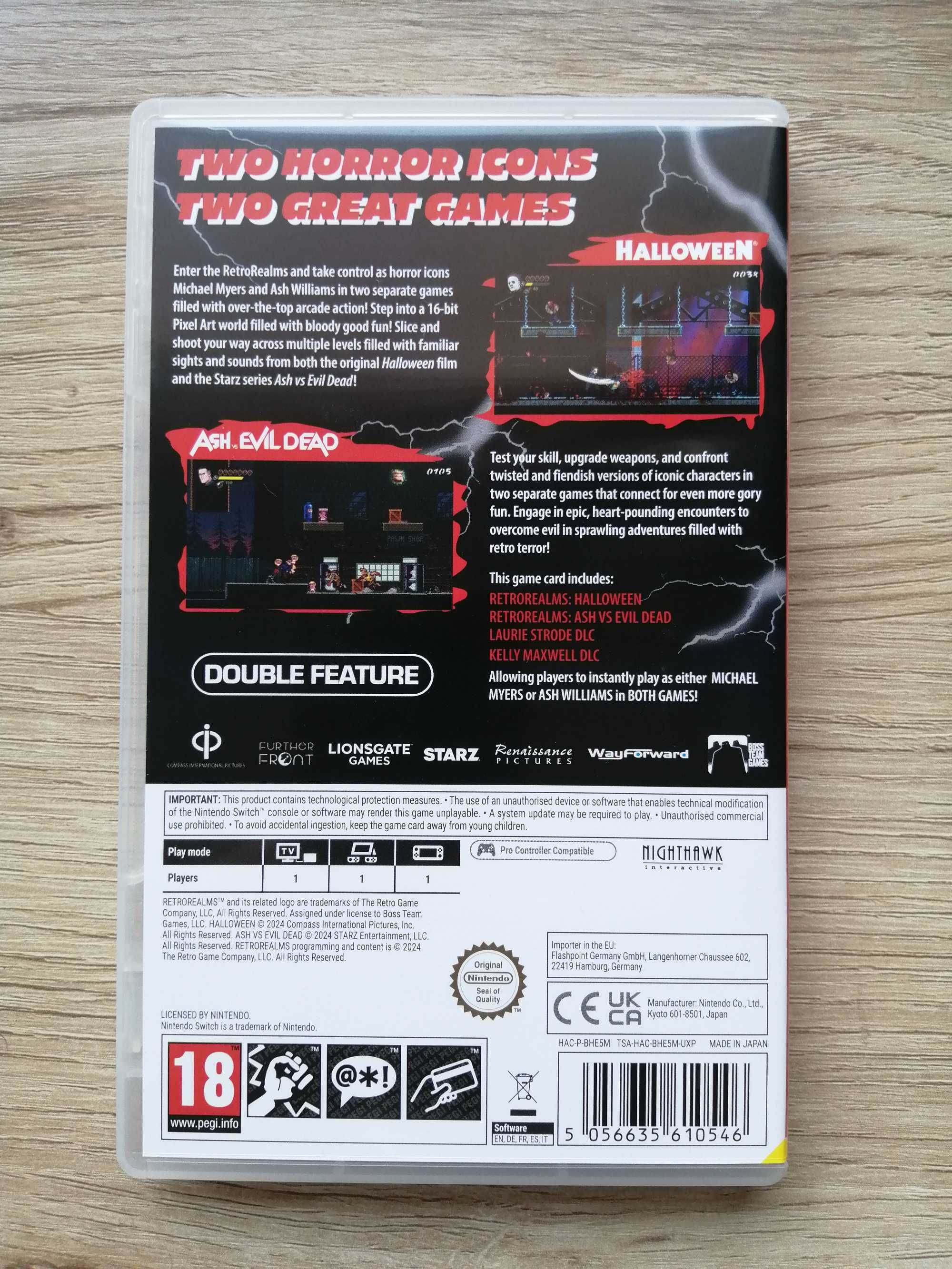 Halloween e Ash vs Evil Dead Switch