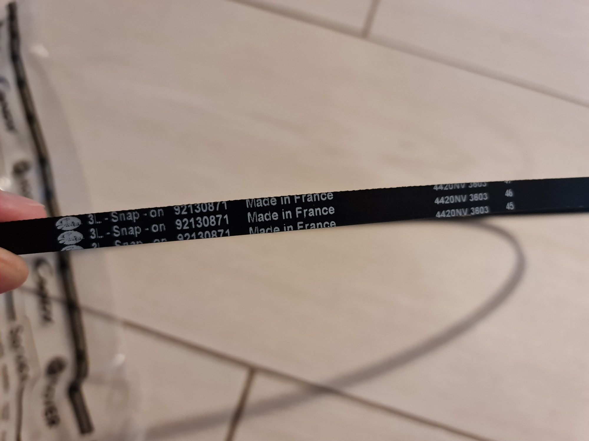 Pasek napędowy do pralki Snap 3L
