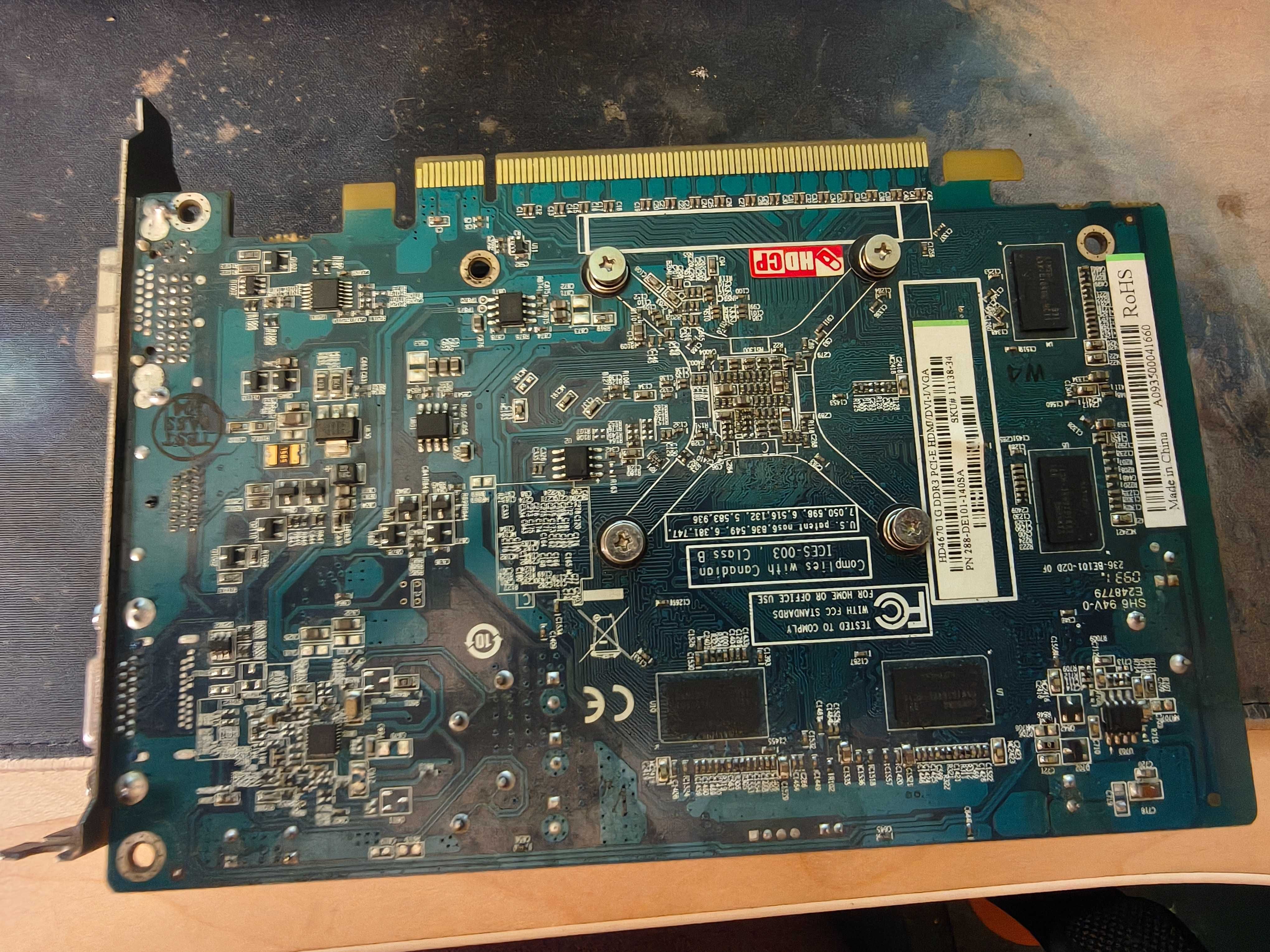 karta graficzna Radeon Sapphire HD4670 1GB DDR3 PCI-E hdmi/dvi/vga