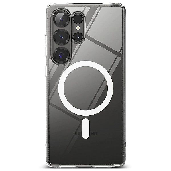 Etui Ringke Fusion MagSafe na Samsung Galaxy S25 Ultra - przezroczysty