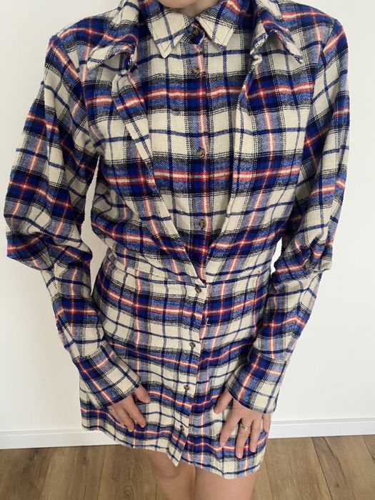 Плаття  сорочка в клітинку Zara