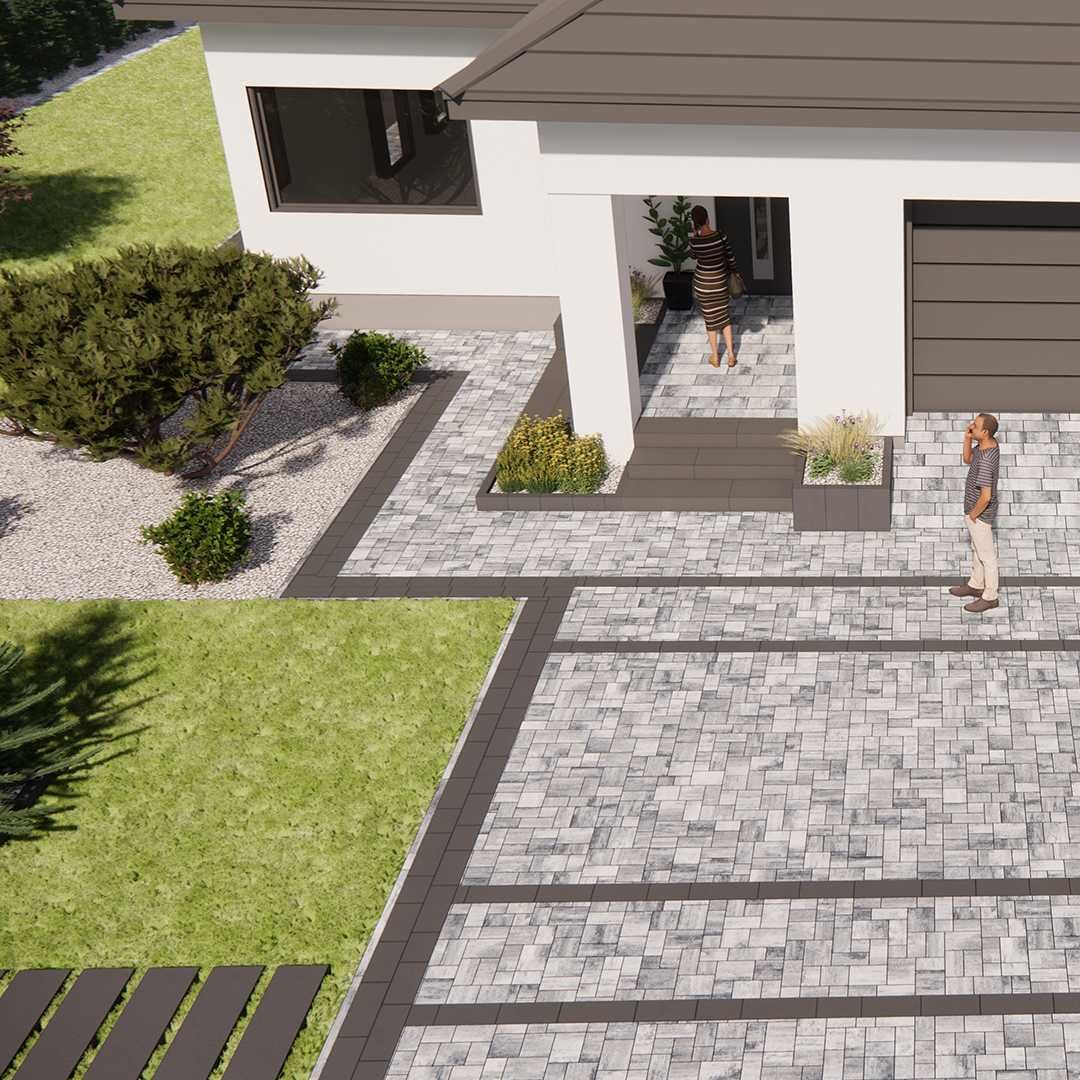Kostka brukowa PRIMAVERA DROGBRUK na parking, chodnik PROJEKT GRATIS