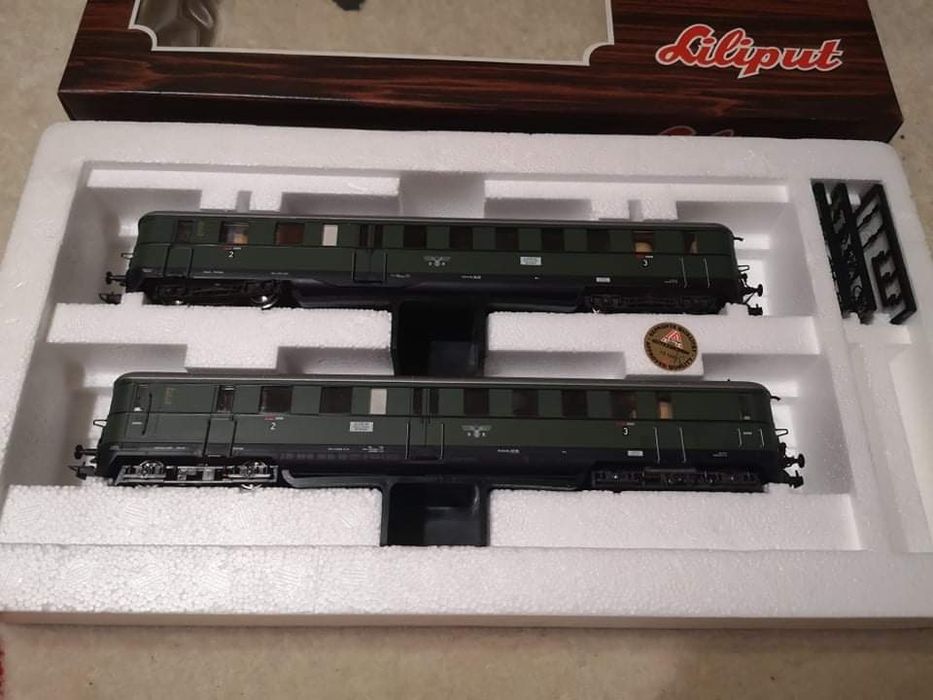 III Rzesza pociąg Liliput H0 1:87 wehrmacht  VT137 + VS145