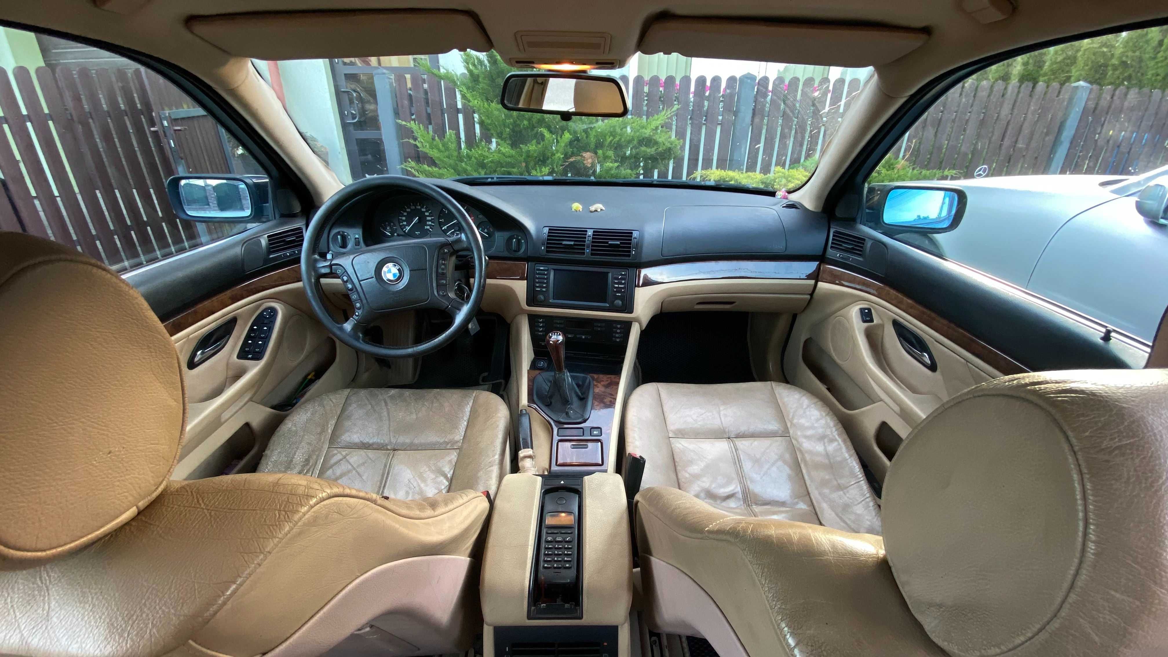 Bmw E39 530d Touring Kombi 3.0d M57 2001r jasne skóry