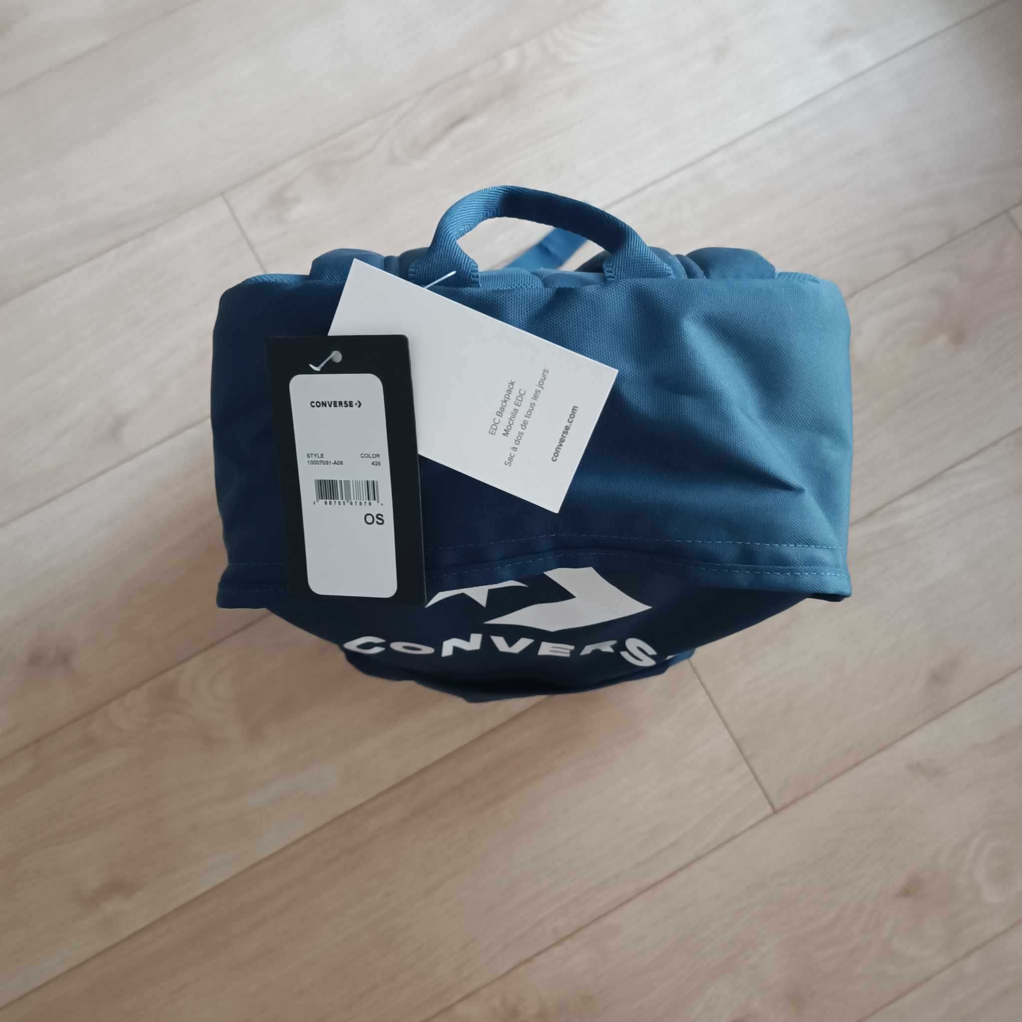 Plecak Converse granatowy z kieszenią na laptopa