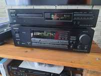 Amplituner Onkyo TX SU454 plus odtwarzacz cd DX 7111