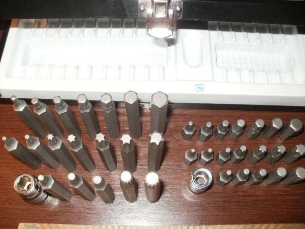 Hex Torx Spline набор бит
