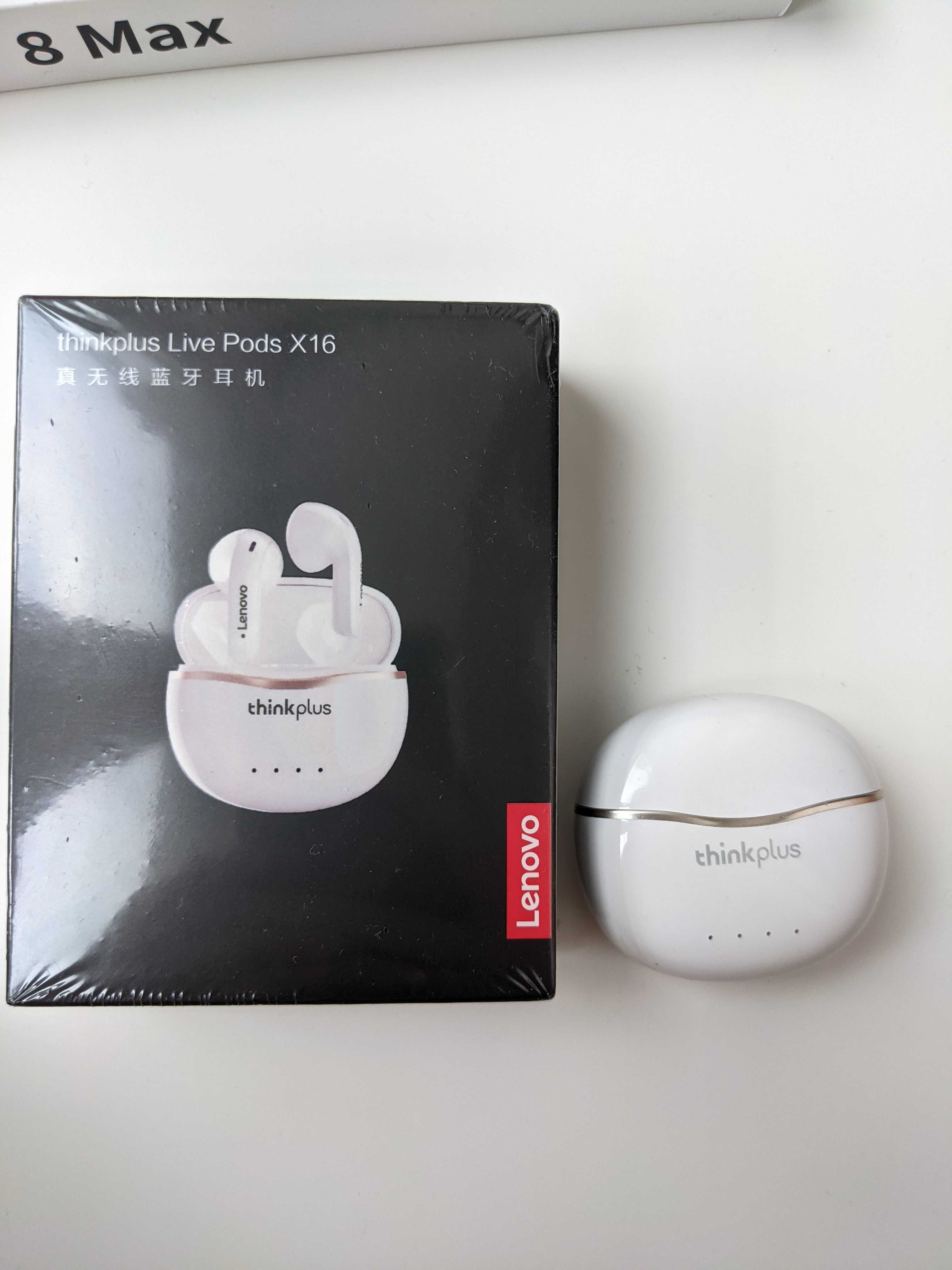 Беспроводные наушники с микрофоном Lenovo thinkplus Live Pods X16.