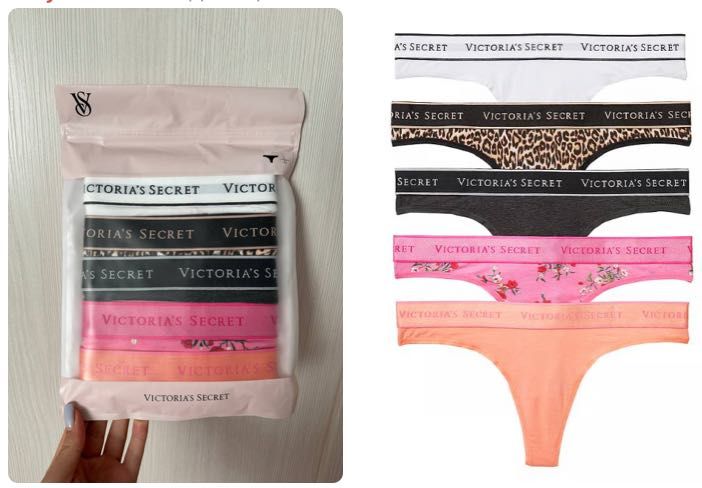Набір трусиків Victoria’s Secret в асортименті оригінал розмір L
