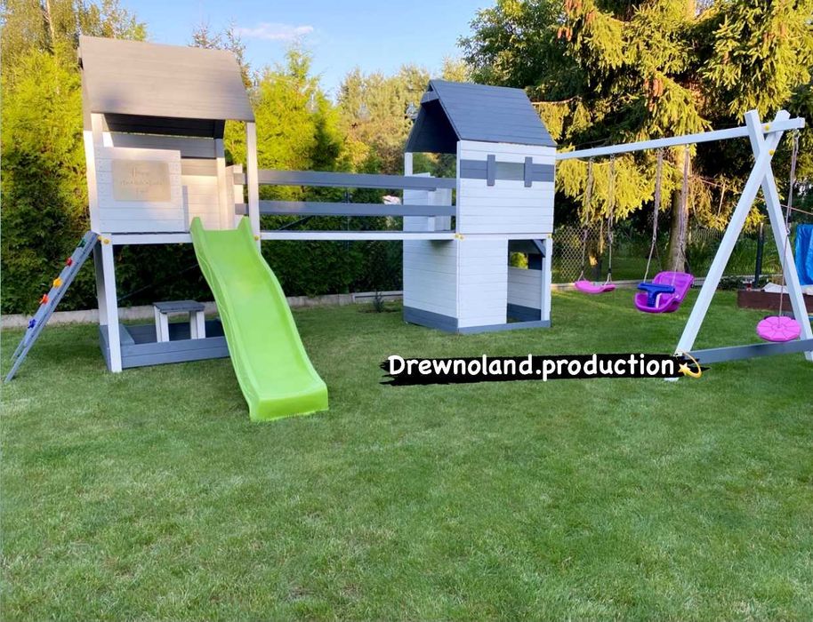 TOTALNA wyprzedaż posezonowa! Plac zabaw wykonany kompleksowo!