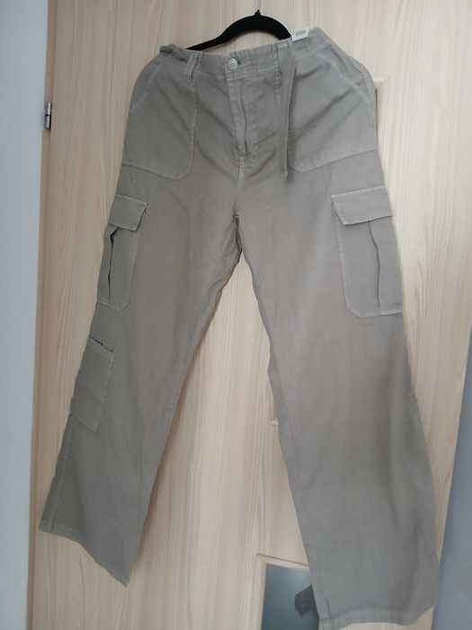 spodnie szeroka nogawka L House nowe