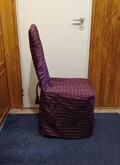 4 pokrowce na krzesła piękny materiał ochraniacze krzesła krzesło