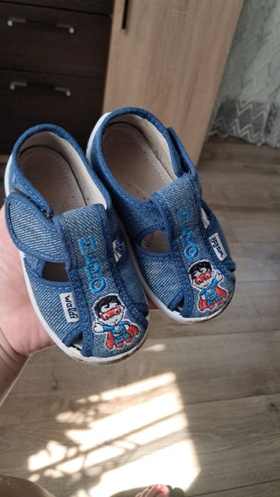 Тапки капці мокасини в садок хлопчик 23 р