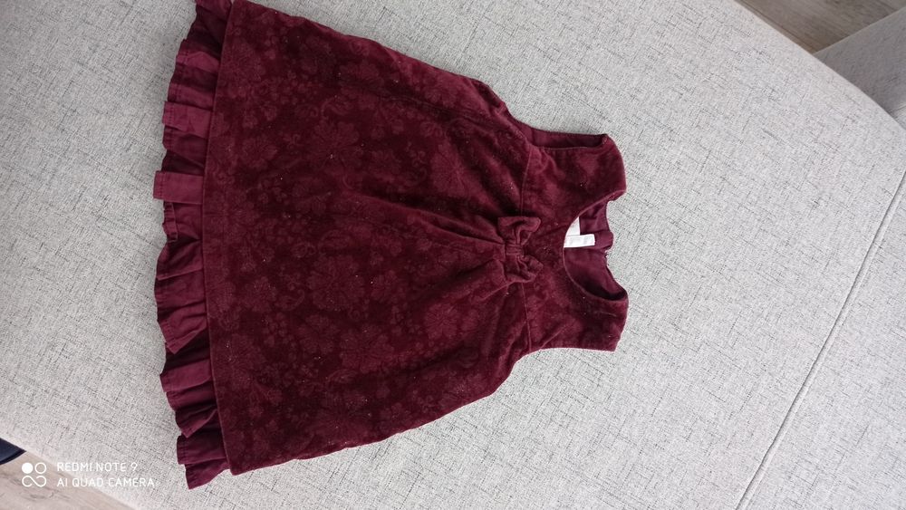 Sukienka dla dziewczynki rozm.68 H&M