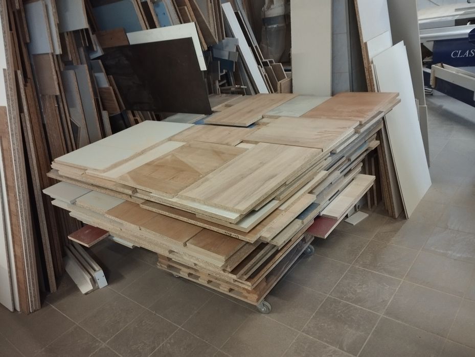 Formatki płyta meblowa odpad