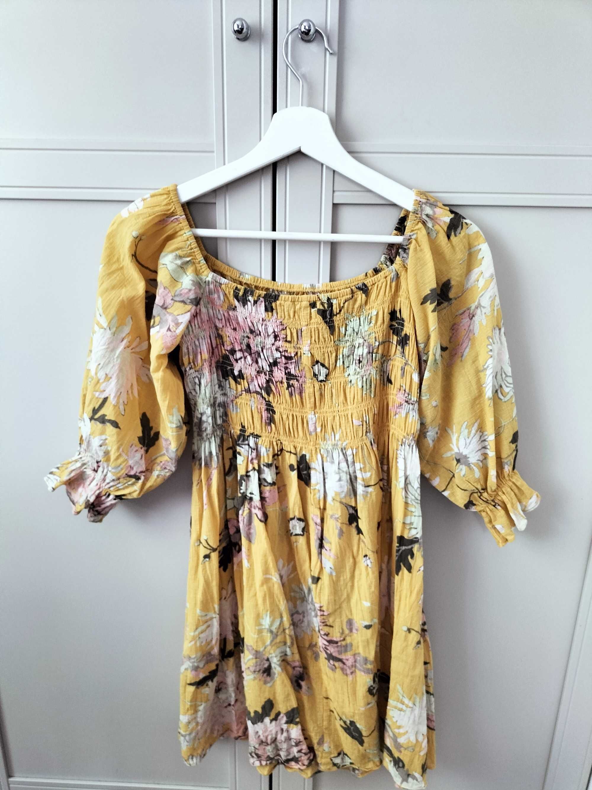 Letnia sukienka w kwiaty H&M r. 36