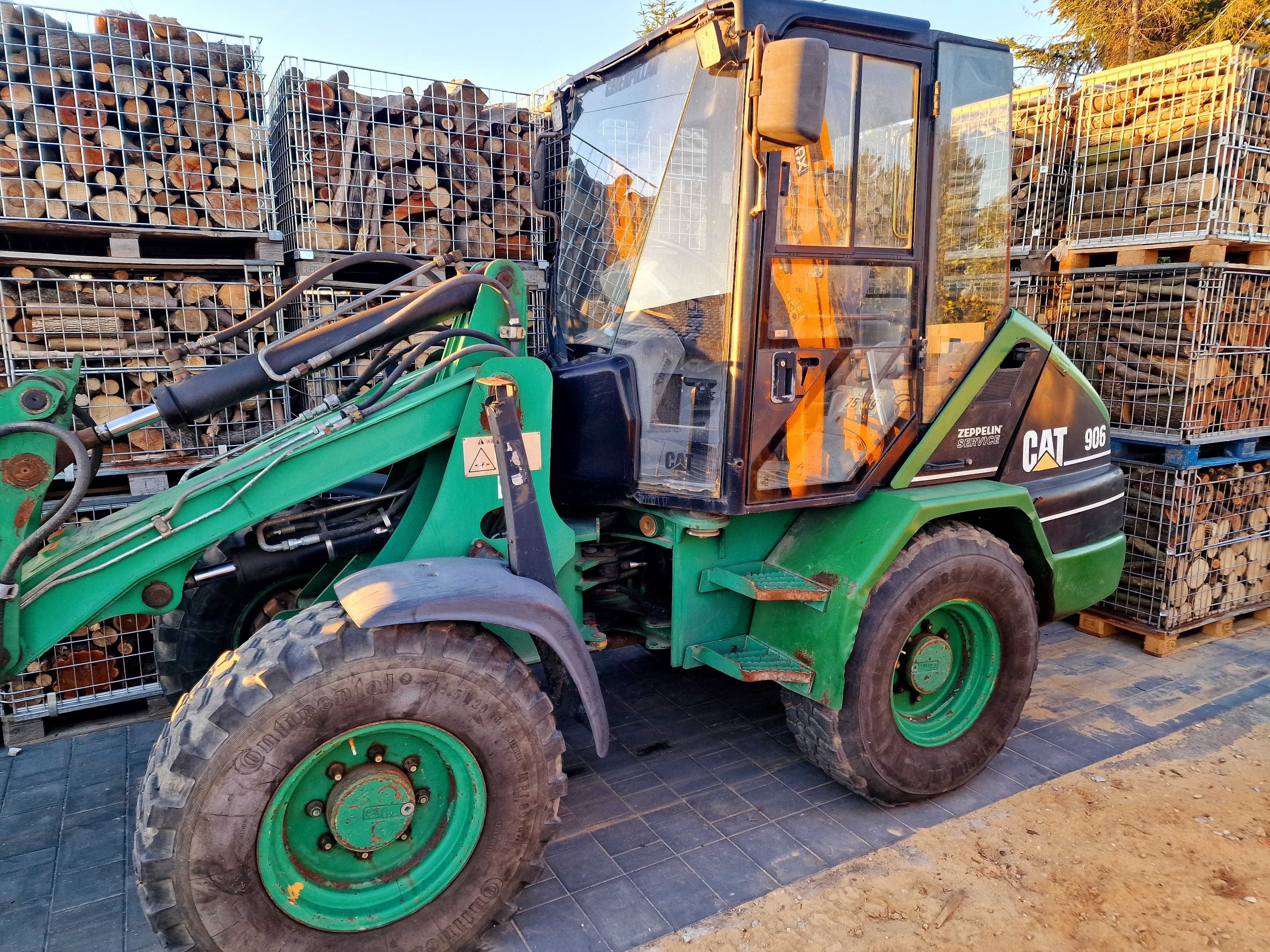 Ładowarka Kołowa CAT 906 Caterpillar Łyżka Widły