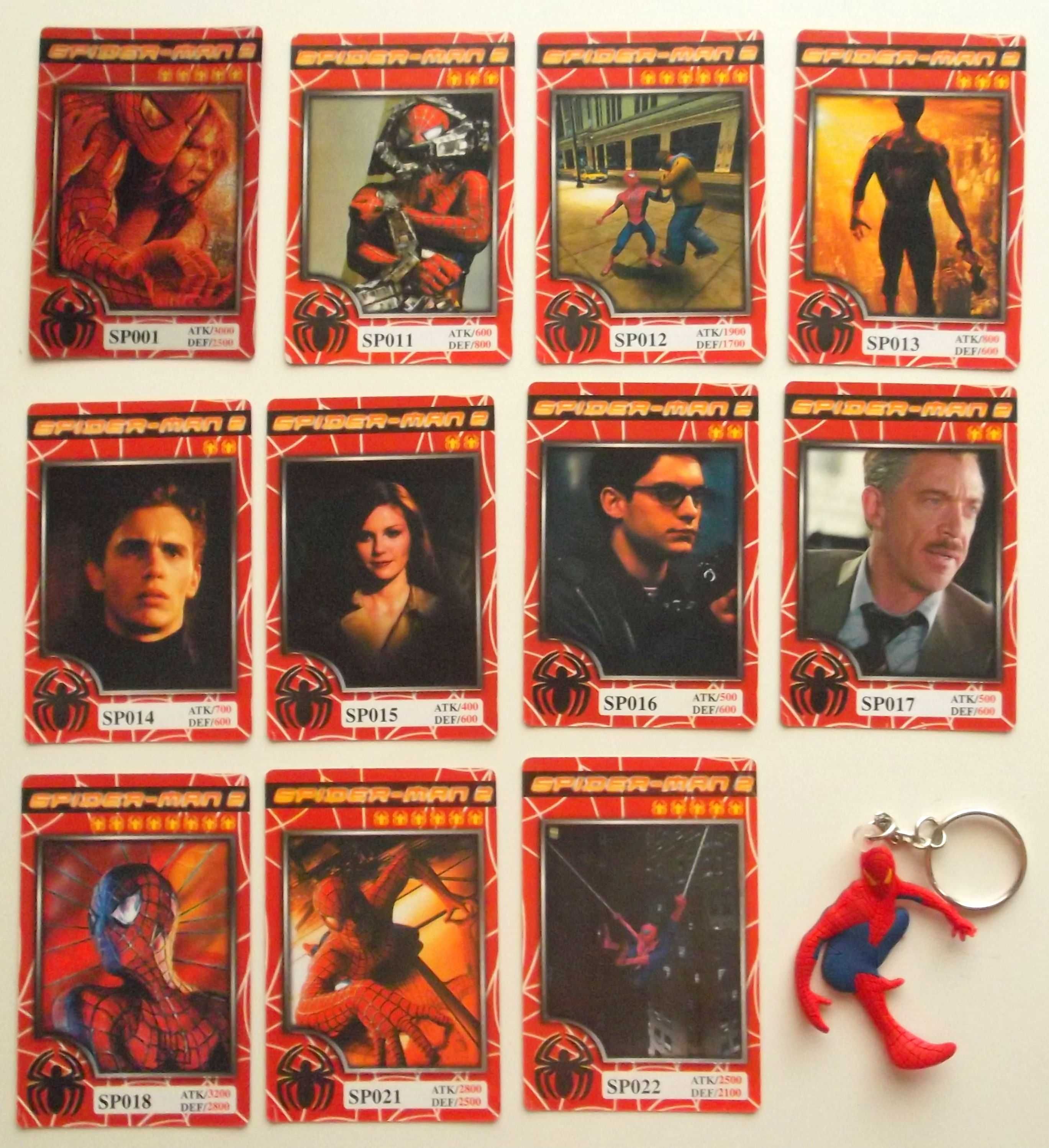 Cartas de Jogo Spider-Man 2+Porta-Chaves