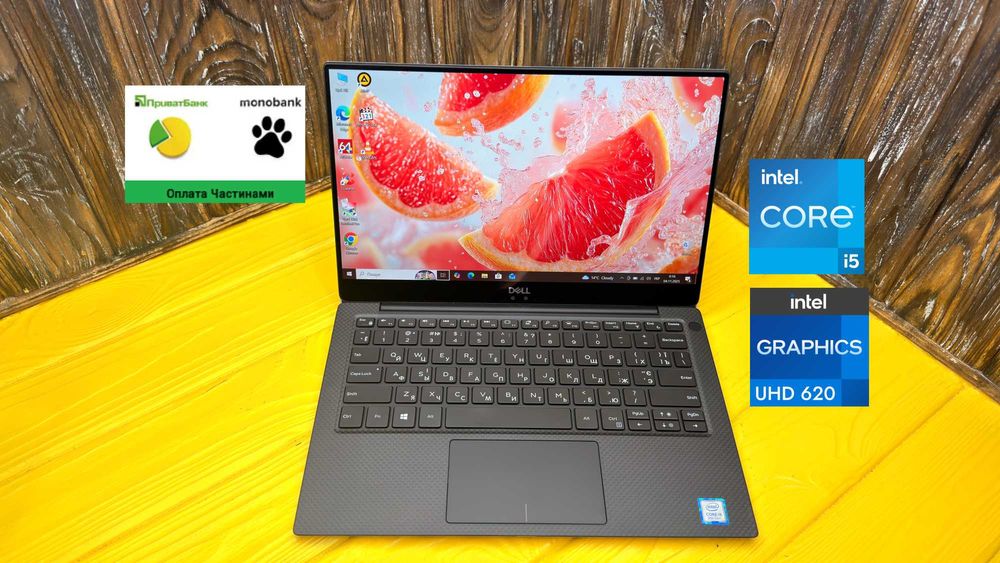 Преміальний Офісний Ультрабук Dell XPS 13 9370/13.3"/i5-8250U/ГАРАНТІЯ