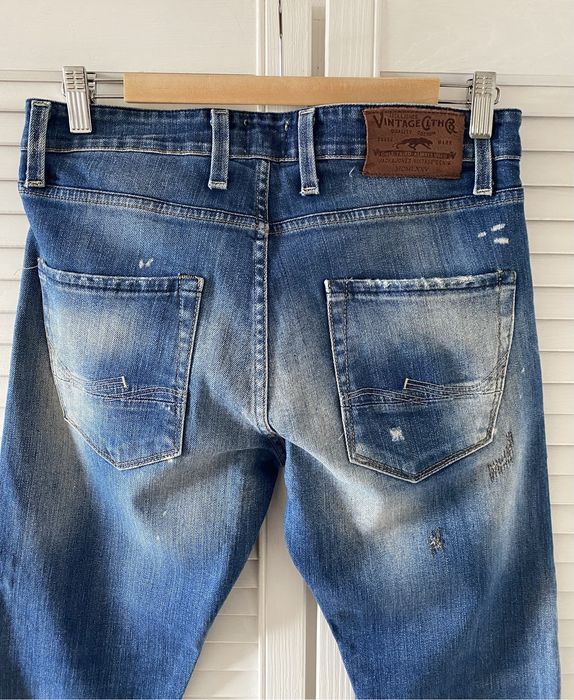 Spodnie jeansowe jeansy Jack & Jones denim vintage slim fit