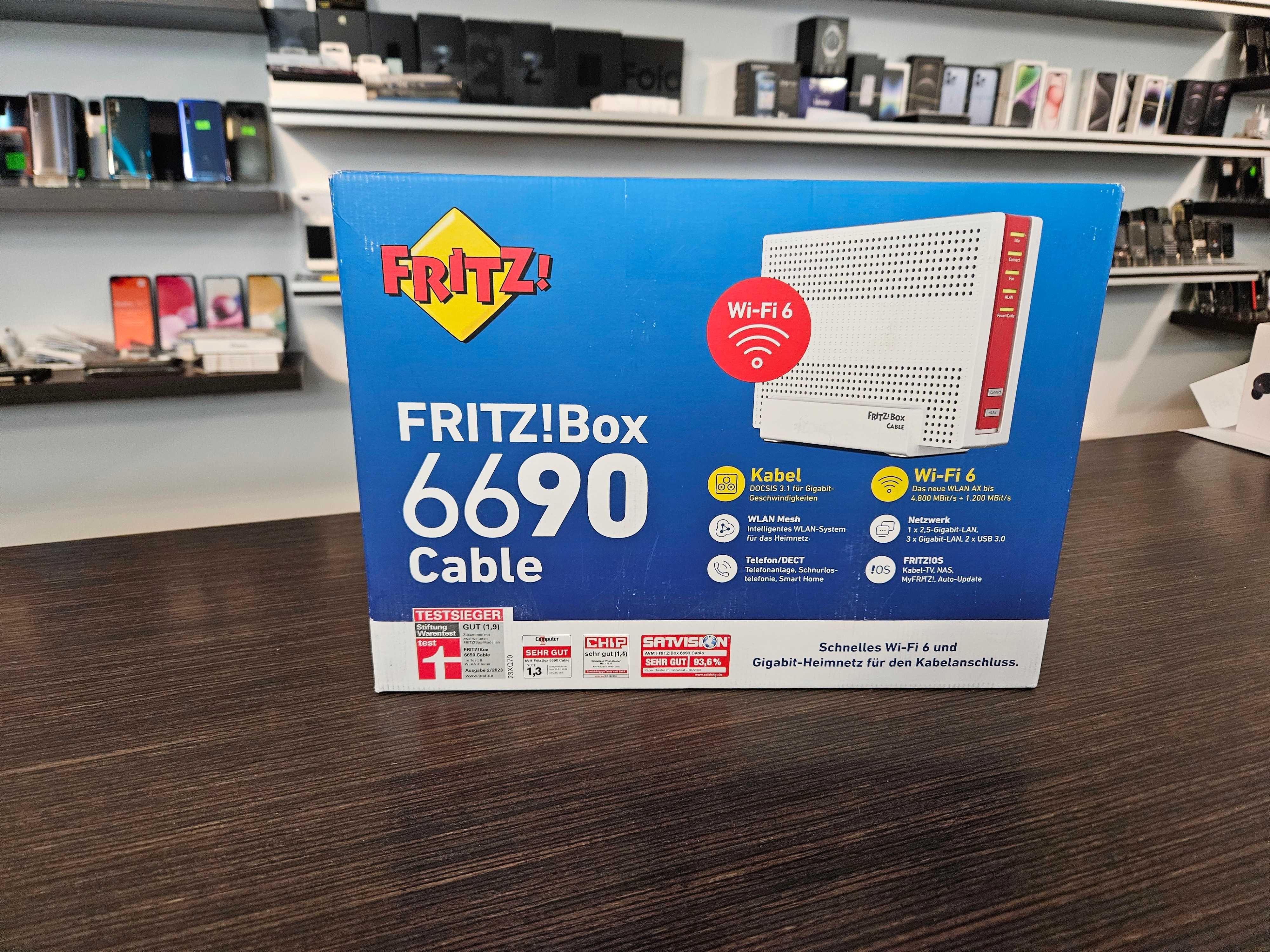 Router AVM FRITZ! Box 6690 DOCSIS Wi-Fi 6 WLAN  Poznań Długa 14