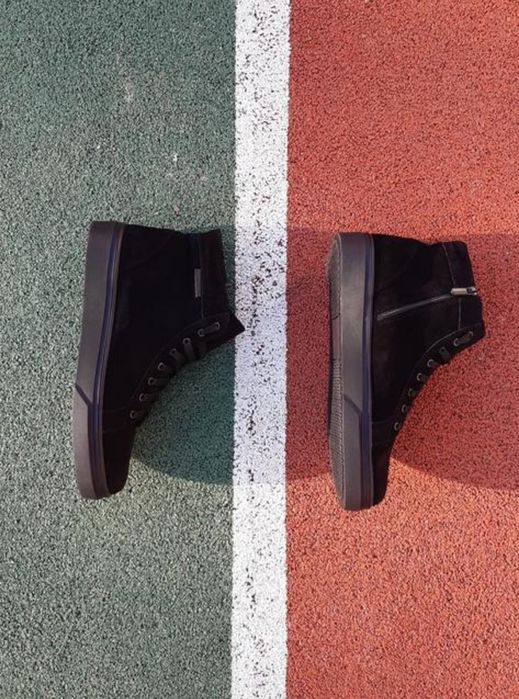 РОЗПРОДАЖ! Замшеві черевики хайтопи (ботинки хайтопи кеди кроссовки)